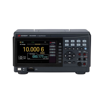 Keysight Technologies EDU34450A Bench Digital Multimeter, True RMS, 3A ac Max, 3A dc Max, 750V ac Max