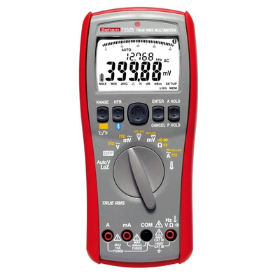 Sefram 7352B Handheld Digital Multimeter, True RMS, 10A ac Max, 10A dc Max, 1000V ac Max