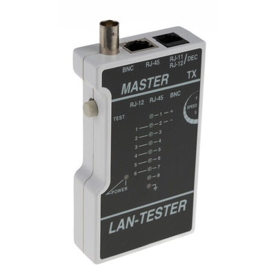RS PRO Cable Tester Coaxial, STP, UTP