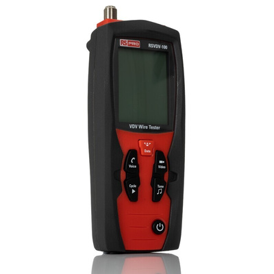 RS PRO Cable Tester RJ11, RJ12, RJ45, RSVDV-100