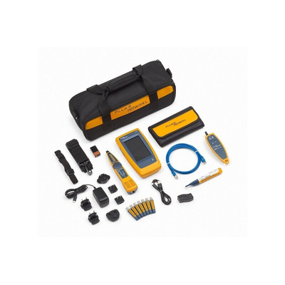Fluke Networks Network Tester RJ11, RJ45, LIQ-KIT-VFL-FBRLRT