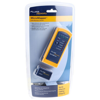 Fluke Networks Cable Tester RJ11, RJ45, MICROMAPPER