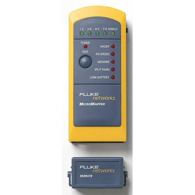 Fluke Networks Cable Tester RJ11, RJ45, MICROMAPPER