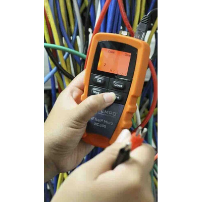 Tempo Cable Tester Coaxial, STP, UTP, NC-100