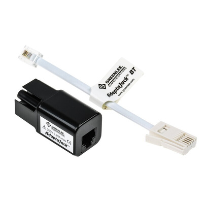 Greenlee Telecom Test Equipment RJ11 to BT Plug Adapter for Telecom Networks