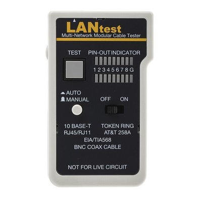 Cinch Connectors Cable Tester BNC, RJ11, RJ45