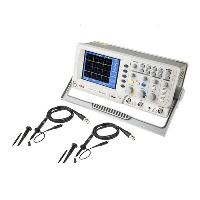 RS PRO IDS6052U Digital Portable Oscilloscope, 2 Analogue Channels, 50MHz - UKAS Calibrated