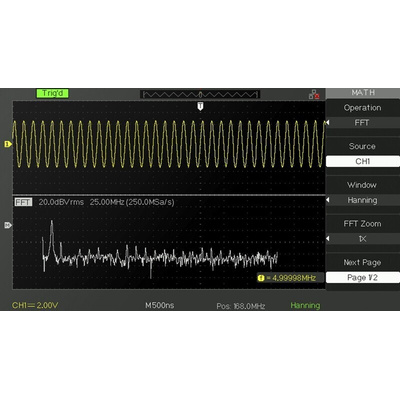 RS PRO RSDS 1052 DL + Digital Bench Oscilloscope, 2 Analogue Channels, 50MHz - UKAS Calibrated