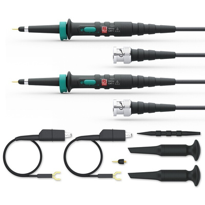 RS PRO Oscilloscope Probe, Passive Type, 15MHz, 1:1, 1:10, BNC Connector