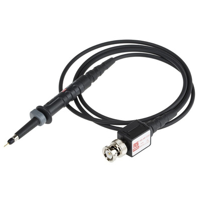 RS PRO Oscilloscope Probe, Passive Type, 300MHz, 1:10, BNC Connector