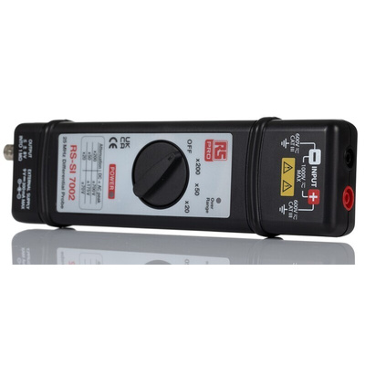 RS PRO Oscilloscope Probe, Active, Differential Type, 25MHz, 1:20, 1:50, 1:200, BNC Connector