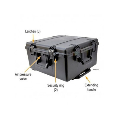 Tektronix Hard Transit Case for Use with MSO Instruments, 63.25 x 60.2 x 33.27cm