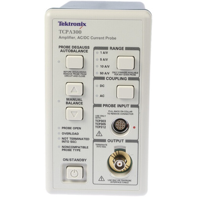 Tektronix TCPA300 Oscilloscope Probe Amplifier, For Use With TCPA300 AC/DC Measurement System