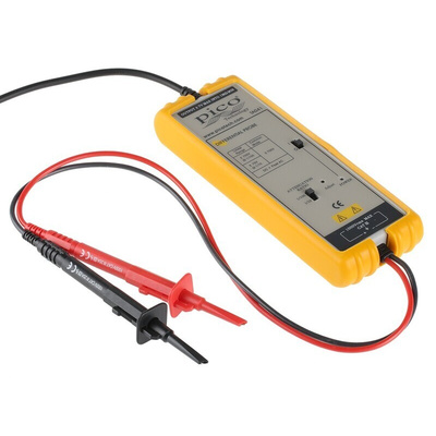 Pico Technology TA Series TA041 Oscilloscope Probe, Active, Differential Type, 25MHz, 1:10, 1:100, BNC Connector