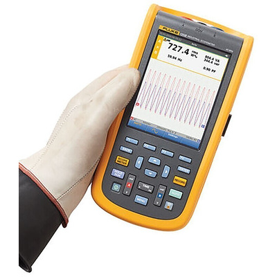 Fluke 123B/UK/S 120B Series Digital Handheld Oscilloscope, 2 Analogue Channels, 20MHz