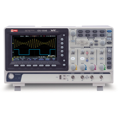 RS PRO IDS1054B Digital Bench Oscilloscope, 4 Analogue Channels, 50MHz