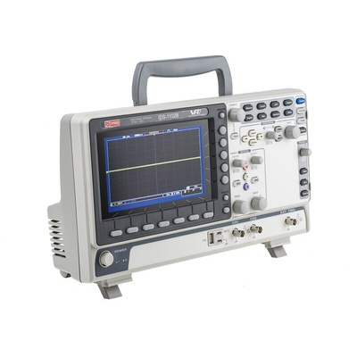 RS PRO IDS1102B Digital Bench Oscilloscope, 2 Analogue Channels, 100MHz