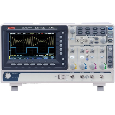 RS PRO IDS1054B Digital Bench Oscilloscope, 4 Analogue Channels, 50MHz - RS Calibrated
