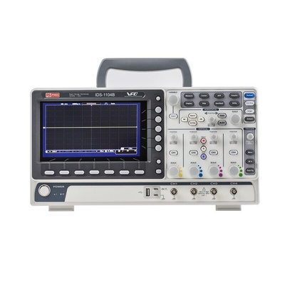 RS PRO IDS1104B Digital Portable Oscilloscope, 4 Analogue Channels, 100MHz - RS Calibrated