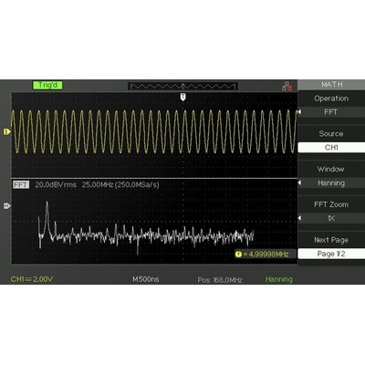 RS PRO RSDS1152CML+ Digital Bench Oscilloscope, 2 Analogue Channels, 150MHz - RS Calibrated