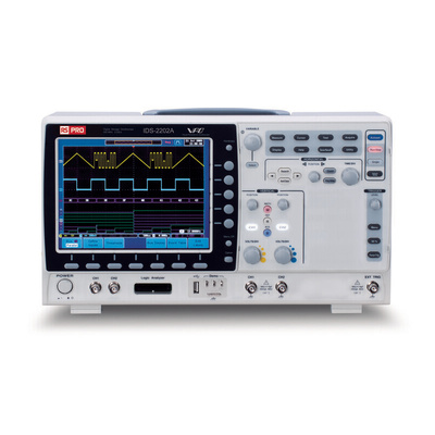 RS PRO IDS2202A Digital Bench Oscilloscope, 2 Analogue Channels, 200MHz