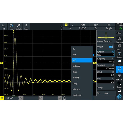 Rohde & Schwarz Arbitrary Waveform Generator Oscilloscope Software for Use with RTB2000 Digital Oscilloscope