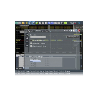 Rohde & Schwarz UART/RS-232/RS-422/RS-485 Serial Triggering and Decoding Oscilloscope Software for Use with RTC1000