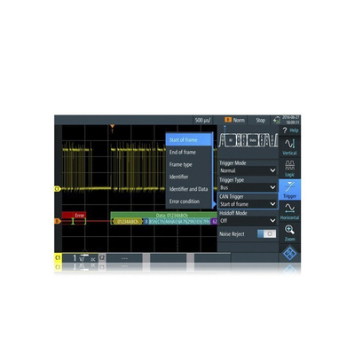 Rohde & Schwarz CAN/LIN Serial Triggering and Decoding Oscilloscope Software for Use with RTC3000 Oscilloscope