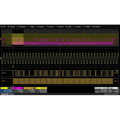Teledyne LeCroy MSO Oscilloscope Software for Use with T3DSO1000 Series Oscilloscopes