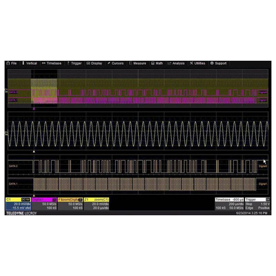 Teledyne LeCroy Oscilloscope Software for Use with T3DSO2104A, T3DSO2204A, T3DSO2354A, T3DSO2502A. Requires