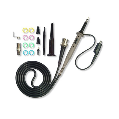 Sefram GE.2521 Oscilloscope Probe, Passive Probe Type, 250MHz, 1:1, 1:10 , BNC Connector