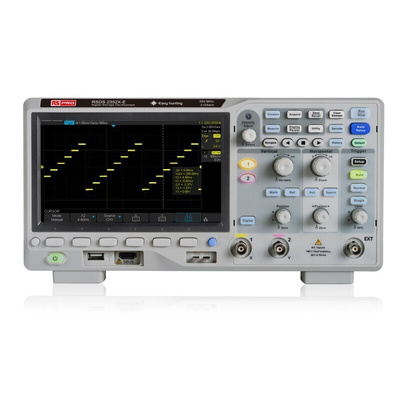 RS PRO RS-SDS2352X-E Digital Bench Oscilloscope, 2 Analogue Channels, 350MHz, 16 Digital Channels - UKAS Calibrated