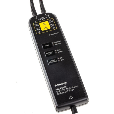 Tektronix THD Series THDP0200 Oscilloscope Probe, Differential, High Voltage Type, 200MHz, 1:50, 1:500, BNC Connector