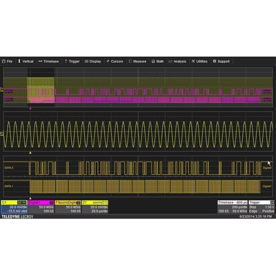 Teledyne LeCroy Oscilloscope Software for Use with WaveSurfer 3000 Oscilloscope