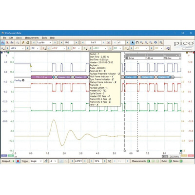 Pico Technology PQ009 PicoScope 2000 Series Digital PC Based Oscilloscope, 2 Analogue Channels, 50MHz, 16 Digital