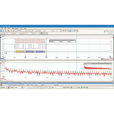 Pico Technology 2405A PicoScope 2000 Series Analogue PC Based Oscilloscope, 4 Analogue Channels, 25MHz - UKAS Calibrated