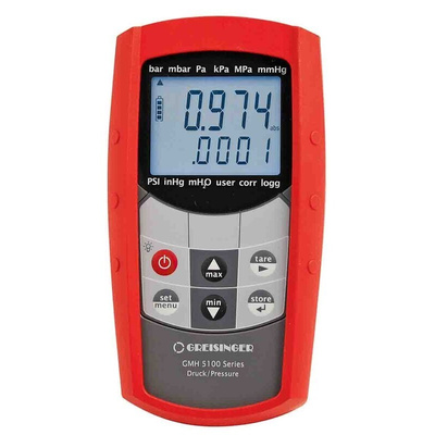 RS PRO RS MH 5130 + RS GMSD 350 MR Manometer With 1 Pressure Port/s, Max Pressure Measurement 0.35bar RSCAL