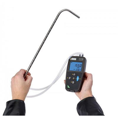 Chauvin Arnoux CA 1550 Differential Manometer, Max Pressure Measurement 2450Pa