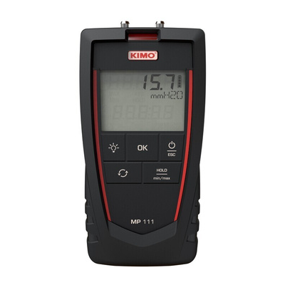 KIMO Differential Manometer With 2 Pressure Port/s, Max Pressure Measurement 9806.65Pa RSCAL