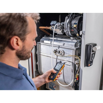 Testo 512-1 Differential Manometer With 2 Pressure Port/s, Max Pressure Measurement 200mbar