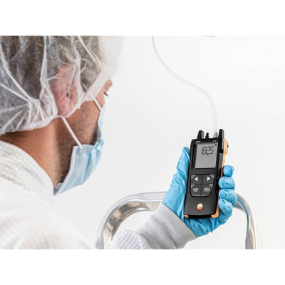 Testo 512-1 Differential Manometer With 2 Pressure Port/s, Max Pressure Measurement 200mbar