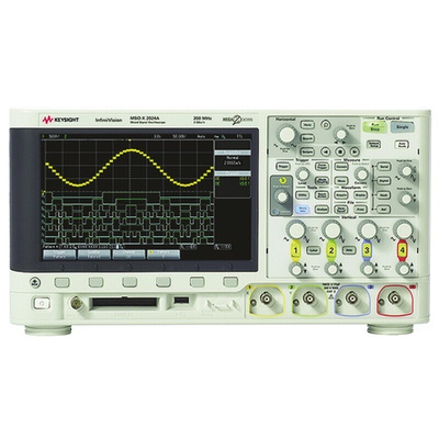 Keysight Technologies DSOX2004A InfiniiVision 2000 X Series Digital Bench Oscilloscope, 4 Analogue Channels, 70MHz -