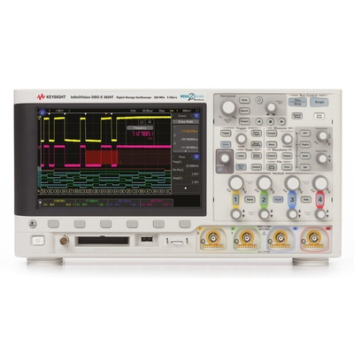 Keysight Technologies DSOX3024T InfiniiVision 3000T X Series Digital Bench Oscilloscope, 4 Analogue Channels, 200MHz -