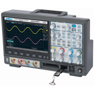 Metrix DOX 3104 DOX3000 Series Digital Bench Oscilloscope, 4 Analogue Channels, 100MHz