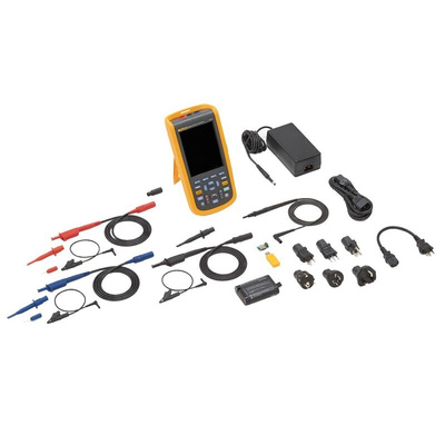Fluke 124B ScopeMeter 120B Series Digital Handheld Oscilloscope, 2 Analogue Channels, 40MHz - UKAS Calibrated