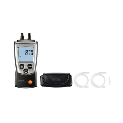 Testo 510 Differential Manometer With 2 Pressure Port/s, Max Pressure Measurement 100hPa