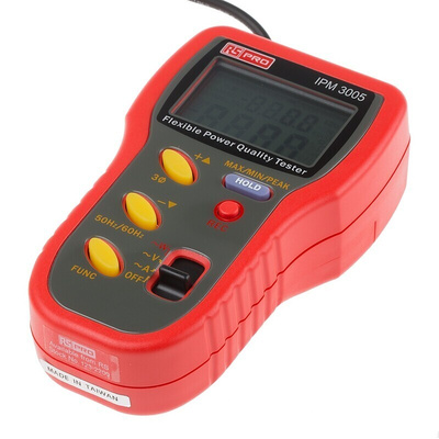 RS PRO IPM3005 Power Quality Analyser, 3000A Max, 600V Max