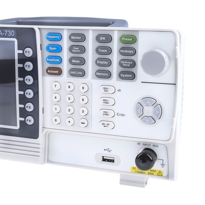 RS PRO ISA-730, ISP-730 Desktop Spectrum Analyser, 150 kHz → 3 GHz