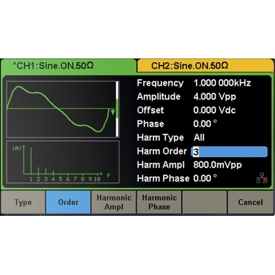 RS PRO Arbitrary Waveform Generator, 40MHz Max, 1 μHz Min - RS Calibrated