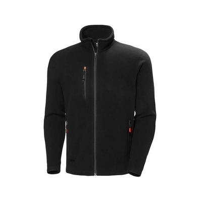72026_990-XL | Helly Hansen Oxford Black Fleece Jacket, XL